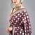 Magenta jacquard woven zari work saree with blouse