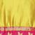 Yellow blended cotton woven zari work saree with blouse