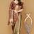 Beige jacquard woven zari work saree with blouse