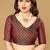Beige jacquard woven zari work saree with blouse