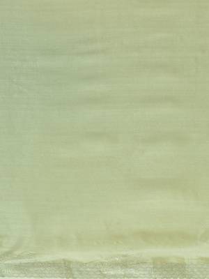 Dark green chiffon woven zari work saree with blouse 5