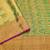 Multicolor jacquard woven zari work saree with blouse