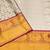 Brown pure silk printed zari work saree with blouse
