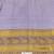 Blue pure silk printed zari work saree with blouse