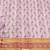Purple pure silk printed zari work saree with blouse