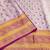 Purple pure silk printed zari work saree with blouse