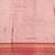 Pink pure silk printed zari work saree with blouse