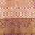 Orange jacquard woven zari work saree with blouse