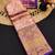 Purple jacquard woven zari work saree with blouse