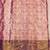 Purple jacquard woven zari work saree with blouse