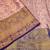 Purple jacquard woven zari work saree with blouse