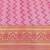 Pink pure silk printed zari work saree with blouse