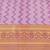 Purple pure silk printed zari work saree with blouse