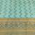 Dark green pure silk printed zari work saree with blouse