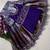 Kids purple simmer silk zari weaving pavadai lehenga choli set