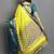 Light green green blended cotton woven zari work saree with blouse