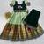 Kids paithani simmer silk zari weaving pavadai lehenga choli set
