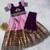 Kids paithani simmer silk zari weaving pavadai lehenga choli set