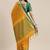 Gold blended cotton woven zari work saree with blouse