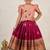 Kids silk zari weaving work lehenga choli