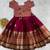 Kids silk zari weaving work lehenga choli