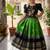 Kids silk zari weaving work lehenga choli