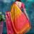 Gold pure silk woven zari work saree with blouse