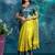 Light green pure silk woven zari work saree with blouse