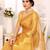 Beige tissue woven zari work saree with blouse