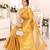 Beige tissue woven zari work saree with blouse