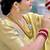 Beige gold tissue woven zari work saree with blouse