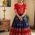 Kids silk zari weaving work lehenga choli