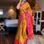 Gold blended cotton woven zari work saree with blouse