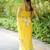 Yellow linen printed zari work saree with blouse