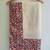 White linen printed zari work saree with blouse