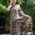 Black linen printed zari work saree with blouse