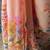 Pink linen printed zari work saree with blouse