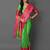 Light green jacquard woven zari work saree with blouse