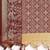 Beige pure cotton printed zari work saree with blouse