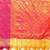 Yellow pure cotton printed zari work saree with blouse