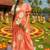 Pink pure cotton printed zari work saree with blouse