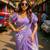 Purple pure cotton printed zari work saree with blouse