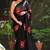Black pure cotton printed zari work saree with blouse