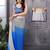 Grey georgette printed zari work saree with blouse