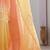 Orange yellow blended cotton embroidered zari work saree with blouse