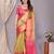 Dark green tissue woven zari work saree with blouse