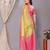 Dark green tissue woven zari work saree with blouse