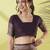 Magenta pure silk woven zari work saree with blouse
