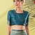 Light blue pure silk woven zari work saree with blouse