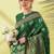 Green pure silk woven zari work saree with blouse
